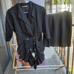 womans designer jacket top& skirt